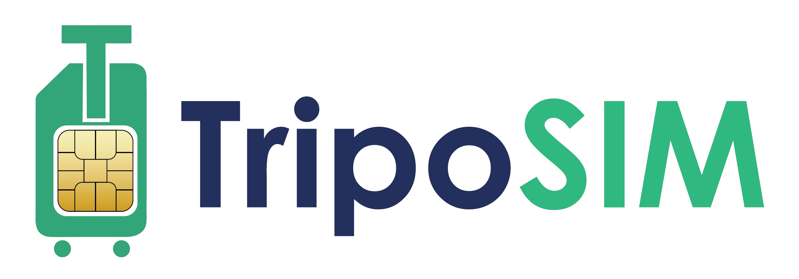 TripoSIM logo — full color